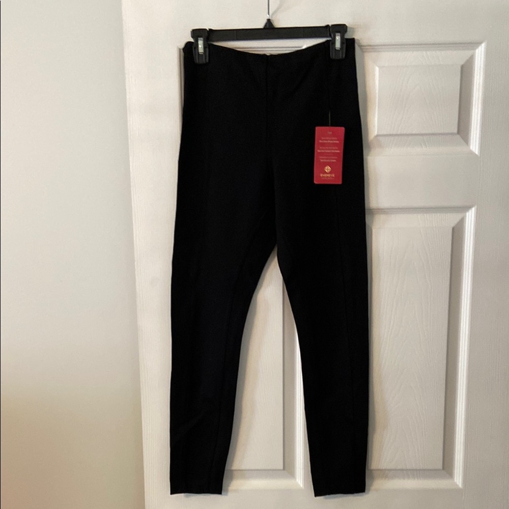Evereve Lysee Leggings size M inseam 27” Black Pants waist 26” elastic